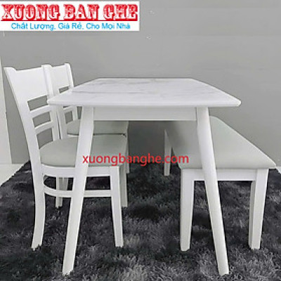 Bộ bàn ăn 2 ghế mostar giả đá FREESHIP HCM Biên Hòa Bình Dương
