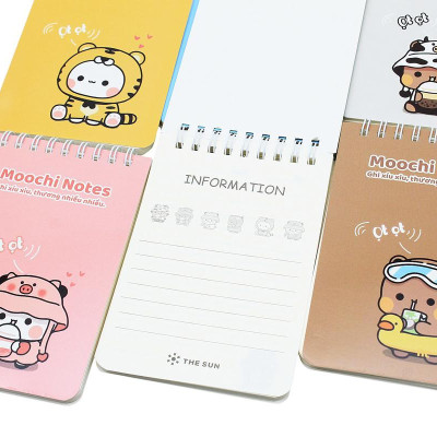 Sổ Lò Xo Moochi Notes B7 - Kẻ Ngang - 120 Trang 80gsm - The Sun 06