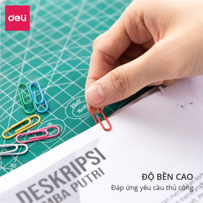Ghim Vòng Màu #3 Deli, 29Mm - 100 Cái/Hộp, 2 Hộp E0024