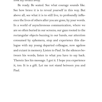 When Breath Becomes Air