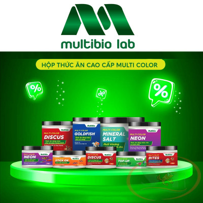 Thức ăn cá vàng Multi Color Gold Fish tăng trưởng kích màu cá cảnh ranchu chép koi