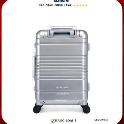 Vali cao cấp Macsim Smooire MSSM368cỡ 20 inch màu bạc - Hàng loại 1