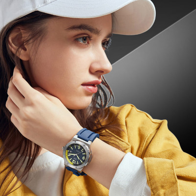 Đồng Hồ Nam I&W CARNIVAL 618G1 Chính Hãng Full Box Chống Nước Kính Chống Xước Dây Da Cao Cấp BH 24T (Máy Cơ Tự Động)