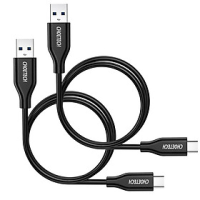 Bộ 2 dây cáp sạc nhanh PD Type-C dài 1m hiệu CHOETECH MIX00062 cho điện thoại / Macbook (sạc nhanh 3A / QC 3.0 , truyền tải dữ liệu cao, vật liệu cao cấp) - Háng chính hãng