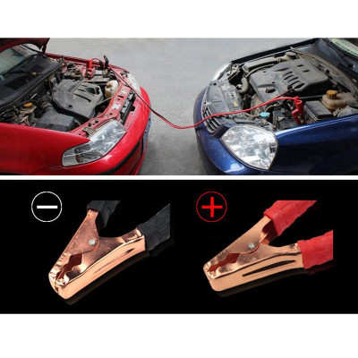 Dây Câu Kích Bình Ắc-Quy 2000AMP Dài 4m Cứu Hộ Ô Tô Xe Hơi Tặng Dây cáp kéo cứu hộ ô tô loại 3m