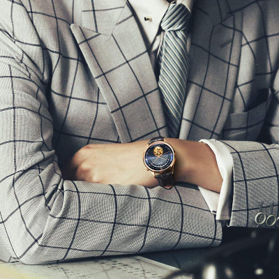 Đồng Hồ Nam I&W Carnival 525G2 Chính Hãng Full Box Chống Nước Kính Chống Xước Dây Da Cao Cấp BH 24T (Máy Cơ Tự Động)