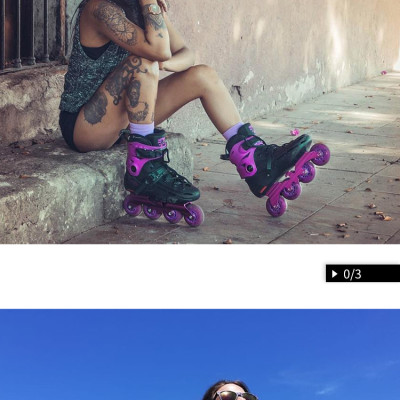 [Tặng Bảo Hộ Chuyên Dụng] Giày Patin Người Lớn Flying Eagle F4 Raven Với 2 Màu Đen Và Tím