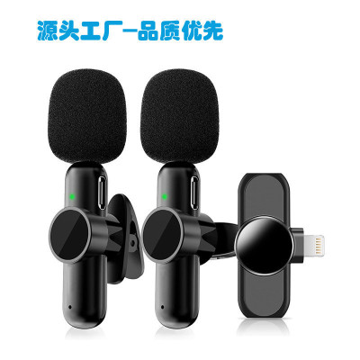 Bộ Micro Thu Âm Cài Áo Không Dây (2 Mic) Cho Điện Thoại Iphone IOS Cổng Lightning Máy Tính, Máy Ảnh Chống Ồn Dùng Quay Tiktok, Livestream, Ghi Âm, Quay Video  Thu Âm To, Tiếng Trong Veo Thích Hợp Cho 1 Hoặc 2 Người Ở Khoảng Cách Xa – Hàng Nhập Khẩu