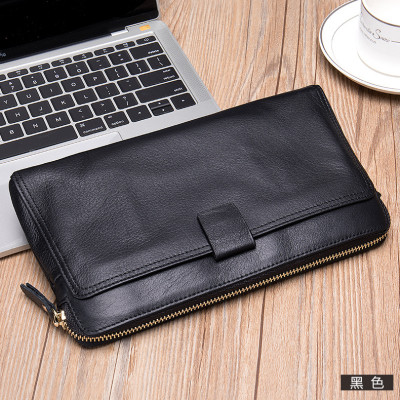 Ví cầm tay nam DA BÒ THẬT  - BEE GEE VNA9028