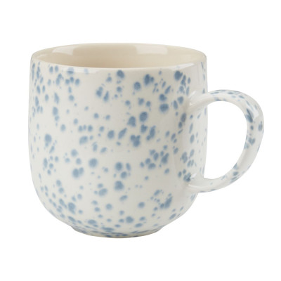 Cốc | JYSK Alf | gốm | xanh/trắng | DK9xC9cm