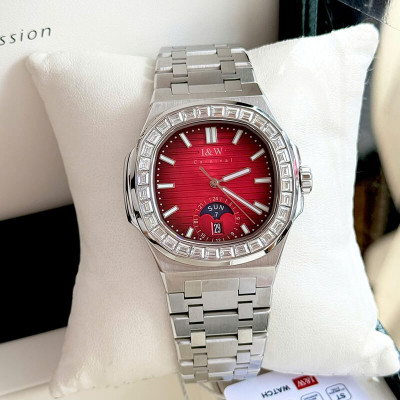 Đồng Hồ Nam I&W Carnival 735G18 Chính Hãng Full Box Chống Nước Kính Chống Xước Dây Thép Cao Cấp BH 60T (Máy Cơ Tự Động)