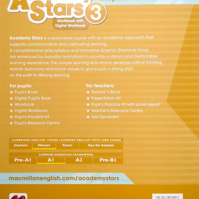 Academy Stars 3 Workbook With Digital Workbook