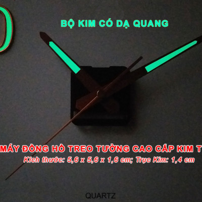 Bộ Máy ĐỒNG HỒ Nhạc Chuông 16 điệu NHẠC Báo giờ + Máy Đồng Hồ KIM TRÔI Cao Cấp EASTAR NHẬT + Bộ Kim VÀNG ĐỒNG có Dạ Quang – Kèm 03 Pin Maxell