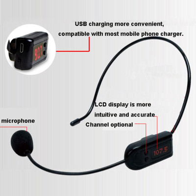 SOAIY Micro Trợ Giảng Không Dây FM XXD-018 - Hàng Nhập Khẩu