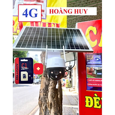 CAMERA NĂNG LƯỢNG MẶT TRỜI SIM 4G IMOU Không Dây Độ Phân Giải 2.0Mpx-Camera Giám Sát 360° Tính Năng Thông Minh - Hàng Chính Hãng
