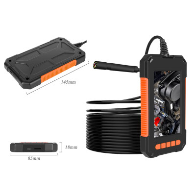 Camera Nội Soi Công Nghiệp Chống Nước P40 Chống Nước IP67 Với Màn Hình 4.3 Inch 1080P Camera 8 LED Đường Kính 8mm. P40 8mm Industrial Endoscope Camera 4.3