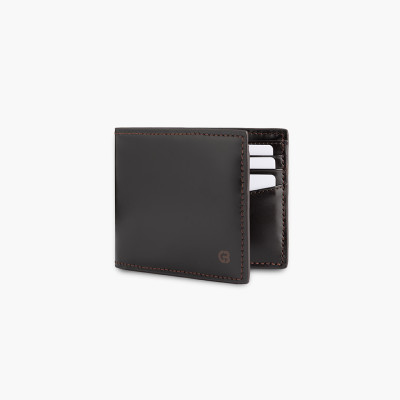 Ví Nam Gence Da Bò Box Calf C06 Màu Nâu Đậm | Hàng Chính Hãng