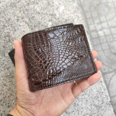 SIÊU PHẨM..! Ví nam da bắp tay cá sấu 