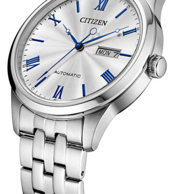 Đồng Hồ Nam Citizen Dây Thép Không Gỉ NH7501-85A - Mặt Trắng (Sapphire)