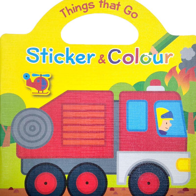 Things That Go Sticker & Colour: Trucks And Diggers