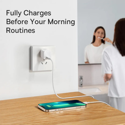 Cốc Sạc Nhanh Cho IPhone 20W Baseus GaN5 Fast Charger - Công Nghệ Power Delivery 3.0 QC 3.0 - Tích Hợp Chip Thông Minh - Công Nghệ Kiểm Soát Nhiệt Độ BCT - Hàng Chính Hãng