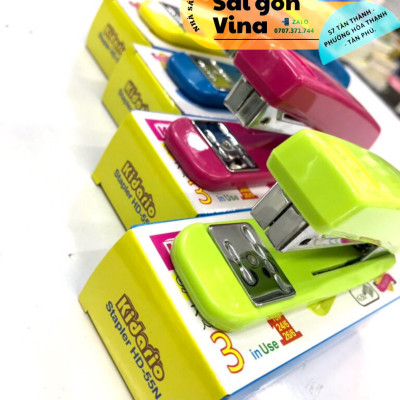 Bấm Kim Kidario Số 3 HD-55N (25 Tờ )-Giao Màu ngẫu Nhiên