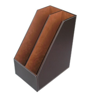 Khay đựng tài liệu 2 ngăn bằng da cao cấp