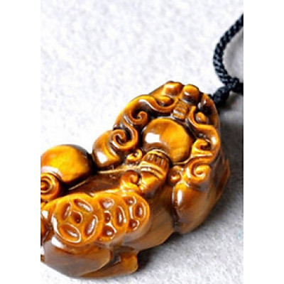 Vòng Cổ Tỳ Hưu Opal Mắt Hổ Tự Nhiên 