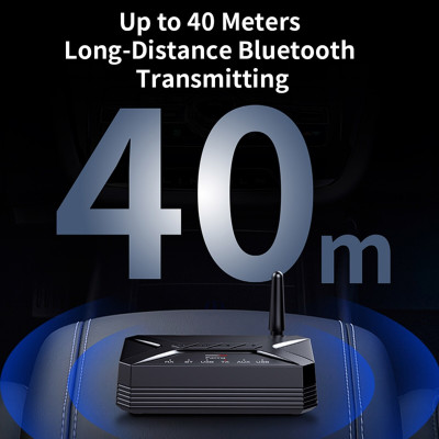 Hàng Chính Hãng - Bộ Thu Phát Âm Thanh T-R22-JA Bluetooth 5.0 Phạm Vi Kết Nối 15m Chế Độ Chuyển Đổi Linh Hoạt RX TX Tương Thích Rộng Rãi RCA, AUX, USB Điện Thoại Máy Tính Bảng TV PC Đầu Đĩa Chip Âm Thanh Cao Cấp Hỗ Trợ Đàm Thoại Rảnh Tay - ROGTZ