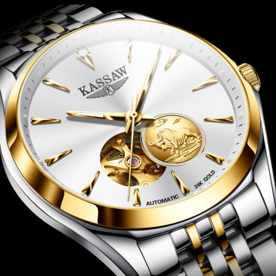 Đồng hồ nam chính hãng KASSAW K222-1 (Mạ vàng 24k)