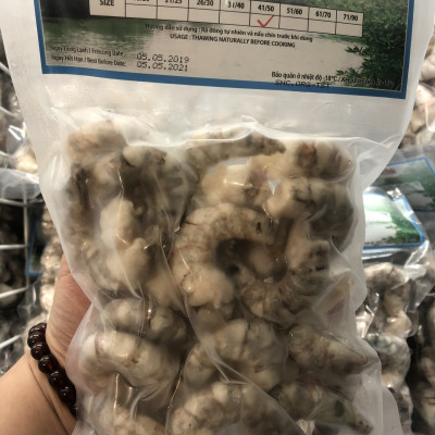 Tôm sú thịt sinh thái Seaprodex kích cỡ 41/50-250gr.