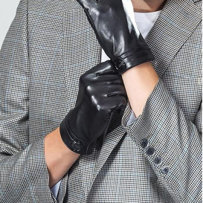 Găng tay nam da dê cao cấp - BHY8101 Bao tay nam lái xe, Găng tay mùa đông. Lót lông mềm mại, dễ chịu khi đeo.