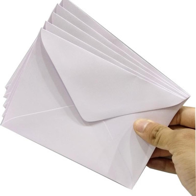 Bao Thư Màu Giấy Thơm Toppoint 11.4 x 16.2cm - Hồng (20 Cái/Lốc)