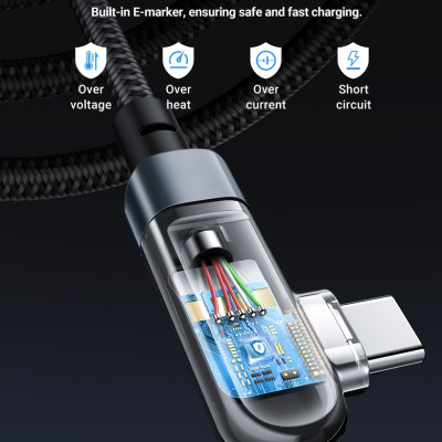 Cáp Acefast Type C to Type C 100W dài 2m - C5-03 Hàng chính hãng Acefast