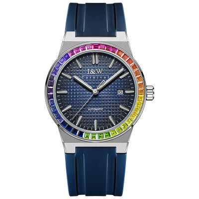Đồng Hồ Nam I&W Carnival 716G1 Chính Hãng Full Box Chống Nước Kính Chống Xước Dây Silicon Cao Cấp BH 60T (Máy Cơ Tự Động)