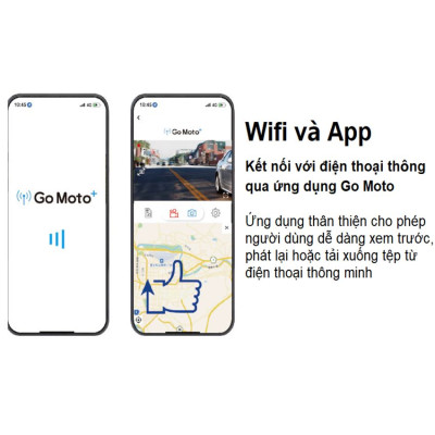 Camera hành trình ô tô thương hiệu Mỹ HP F490W độ phân giải 2K, Wifi - Hàng Chính Hãng