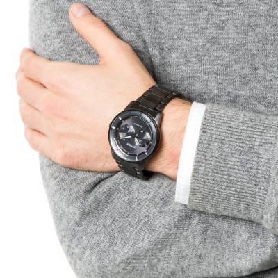 Đồng Hồ Nam Citizen Dây Thép Không Gỉ BU4005-56H - Mặt Đen