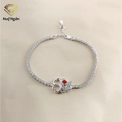 Lắc tay bạc 925 Huệ Ngân - Mèo Kitty X30