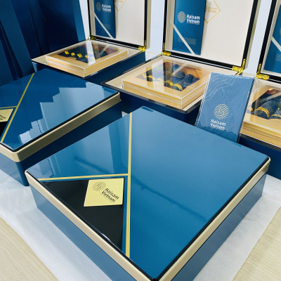 Hộp Quà Hải Sâm Cát Cao Cấp - 14 Con Hải Sâm Sấy Thăng Hoa-Giàu Collage Type 1, Trẻ Hóa Làn Da, Phục Hồi Vết Thương