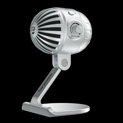Micro Để Bàn Thông Minh Saramonic USB MTV550 Dành Cho Thiết Bị Di Động (iOS/ Android) và Máy Tính - Ghi Âm Tại Nhà/ Livestream/ Podcasting,/ Sản Xuất Âm Nhạc/ Chơi Game - Hàng Chính Hãng