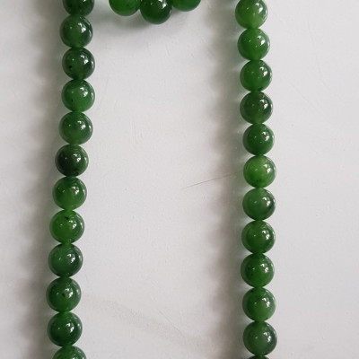 Vòng chuỗi đeo cổ Nữ mới đẹp Đá ngọc jade hay ngọc phật xanh tự nhiên Size 8mm màu xanh ngọc bích bóng sang đẹp hợp mệnh thủy mộc hỏa Quà tặng ý nghĩa cho Mẹ, mình và người thân ý nghĩa ạ