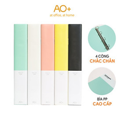 Bìa còng O4 Designism AO+, sổ còng A4 đựng tài liệu văn phòng tiện lợi