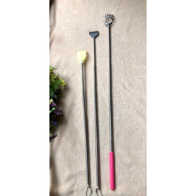 (Hàng New) Cây Gãi Lưng Hợp Kim Hình Móng Tay Gai Gãi Đã Ngứa Loại Tốt Có Thể Thu Gọn Kéo Dài 60cm Bất Kỳ Đâu Loại Tốt