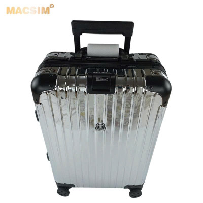[XẢ KHO LỖI NHẸ – GIẢM 50%] Vali kéo du lịch cao cấp chất liệu hợp kim nhôm nguyên khối MS1305 Macsim cao cấp màu đen cỡ 20inches