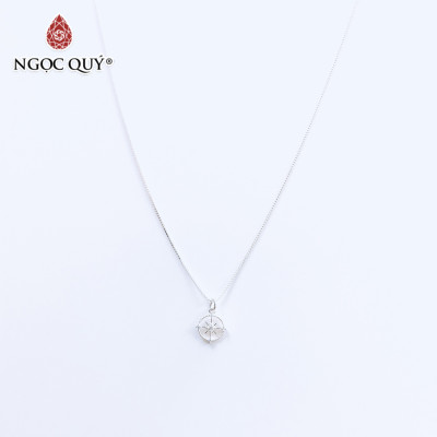 Dây chuyền bạc mặt la bàn - Ngọc Quý Gemstones