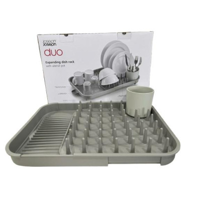 Kệ úp chén bát có thể điều chỉnh kích thước Joseph Joseph màu xám - Duo Expandable Dish Rack (Boxed) - 004755