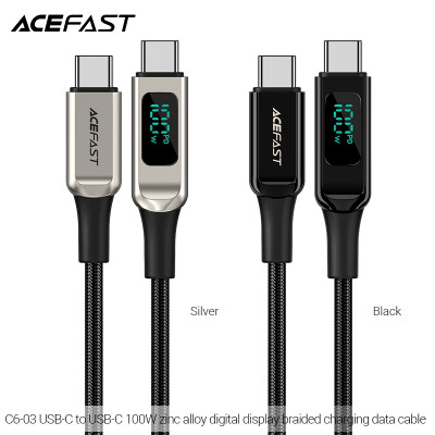 Cáp Acefast Type C to Type C 100W dài 2m - C6-03 Hàng chính hãng Acefast