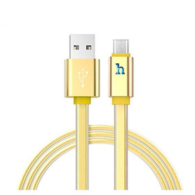 Cáp Sạc Hoco UPL12 Plus Micro USB (dòng máy Oppo F7, Xiaomi Redmi Note 5,Samsung A7...) Sạc Nhanh 1,2m - Giao Màu Ngẫu Nhiên - Hàng Nhập Khẩu