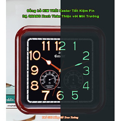 Đồng Hồ EASTAR KIM TRÔI Số Nổi 3D có DẠ QUANG và NHIỆT ẨM KẾ Tự Động (Không Dùng Pin) – Tặng Pin Maxell - Bảo Hành 1 Năm