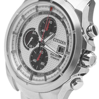 Đồng Hồ Nam Citizen Dây Titanium CA0551-50A - Mặt Trắng (Sapphire)